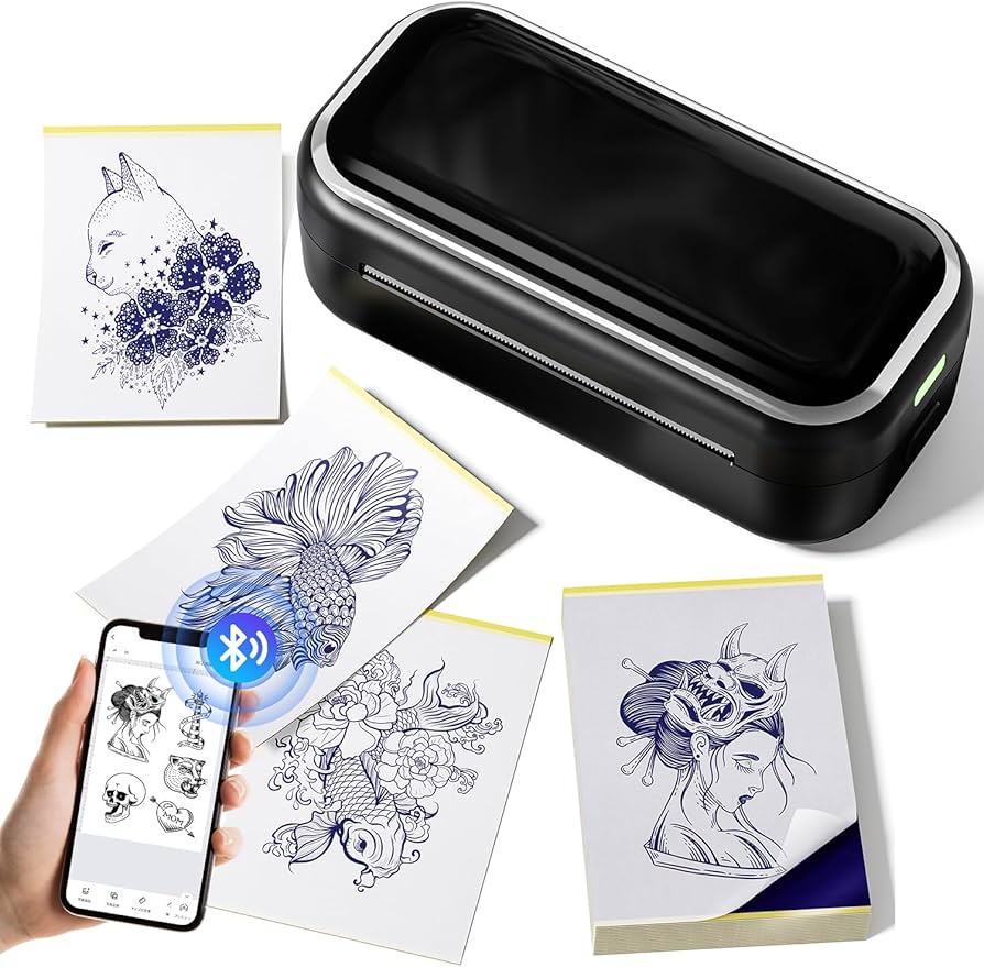 タトゥーマシーンと写しプリンター、インクセット タトゥーマシーンと タトゥーマシーンと写しプリンター、インクセット タトゥーマシーンと